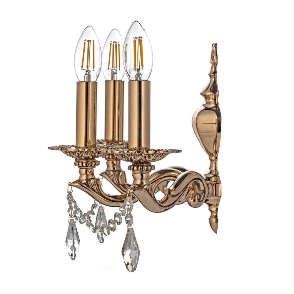 Бра *24*24 см, 3*E14*40W, Arti Lampadari Amelia Gb Amelia E 2.1.3.600 GB, Золото