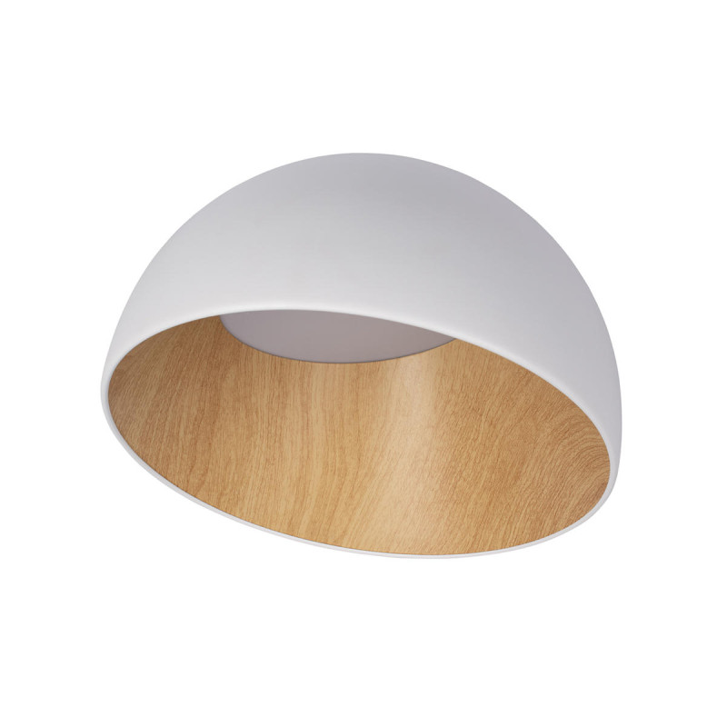 Светильник 35 см, 24W, 4000K Loft It (Light for You) Egg 10197/350 White, белый-дерево