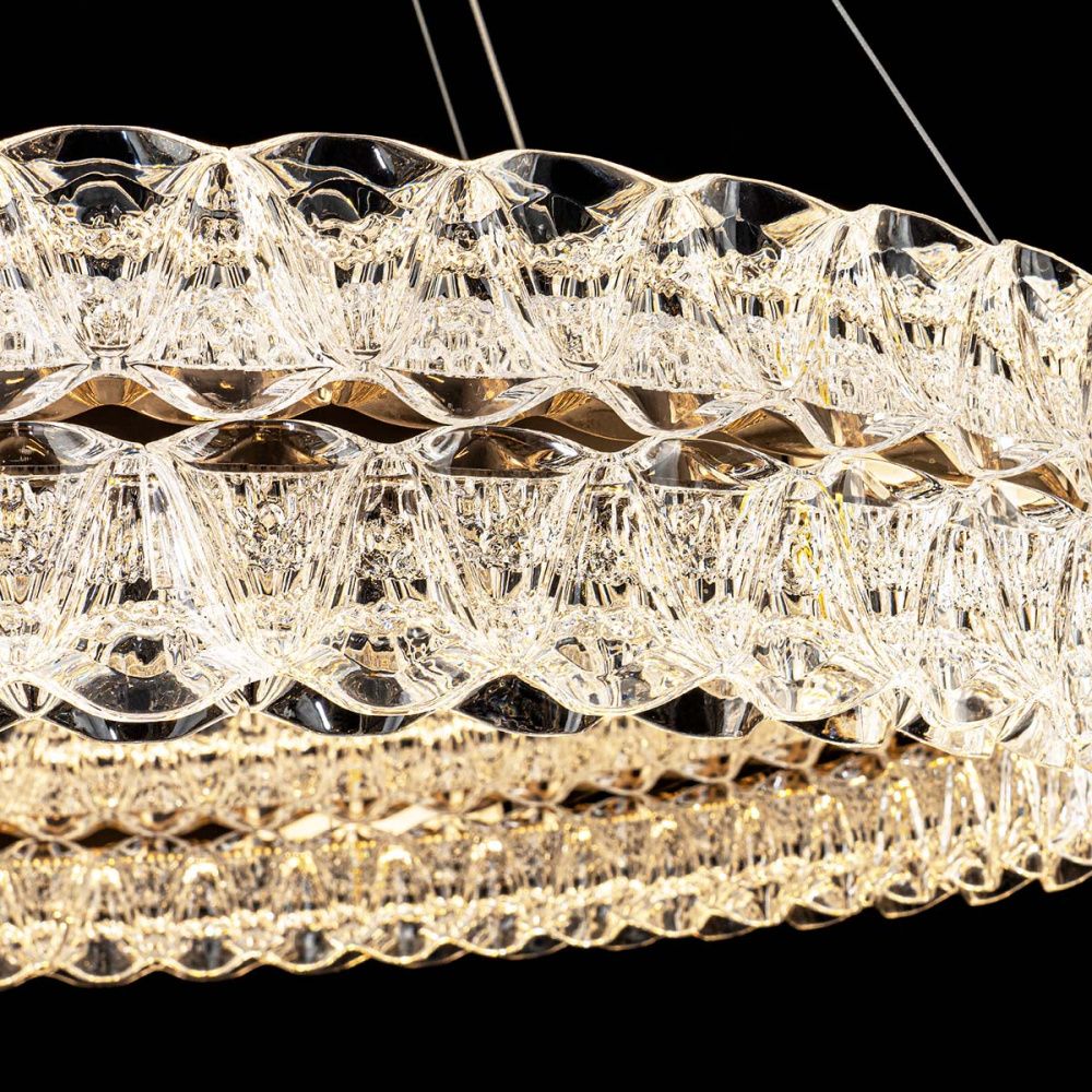 Люстра *80*13 см, LED*70W, 3000-6000K, Modelux  ML.8185.800 GD, Золото