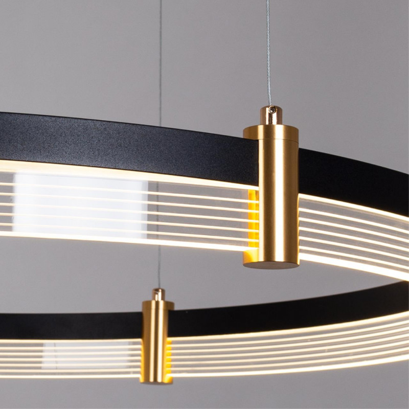 Светильник 148 см, 226W, 3000-6000K Arte Lamp MERCURY A2185SP-3BK черный