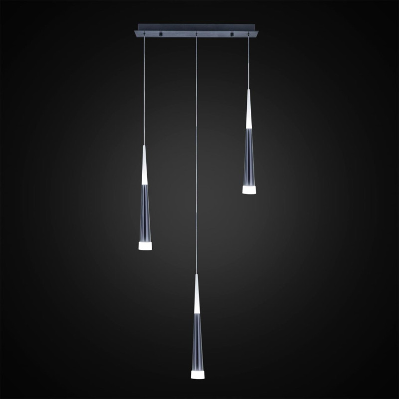 Светильник подвесной 55*9*160 см LED*21 W, 3000 К Citilux Вегас Черный CL227031