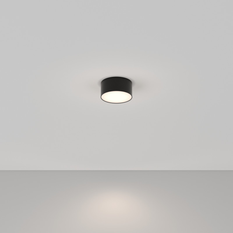 Светильник 12 см, 12W, 4000К Maytoni Ceiling & Wall C032CL-L12B4K, черный