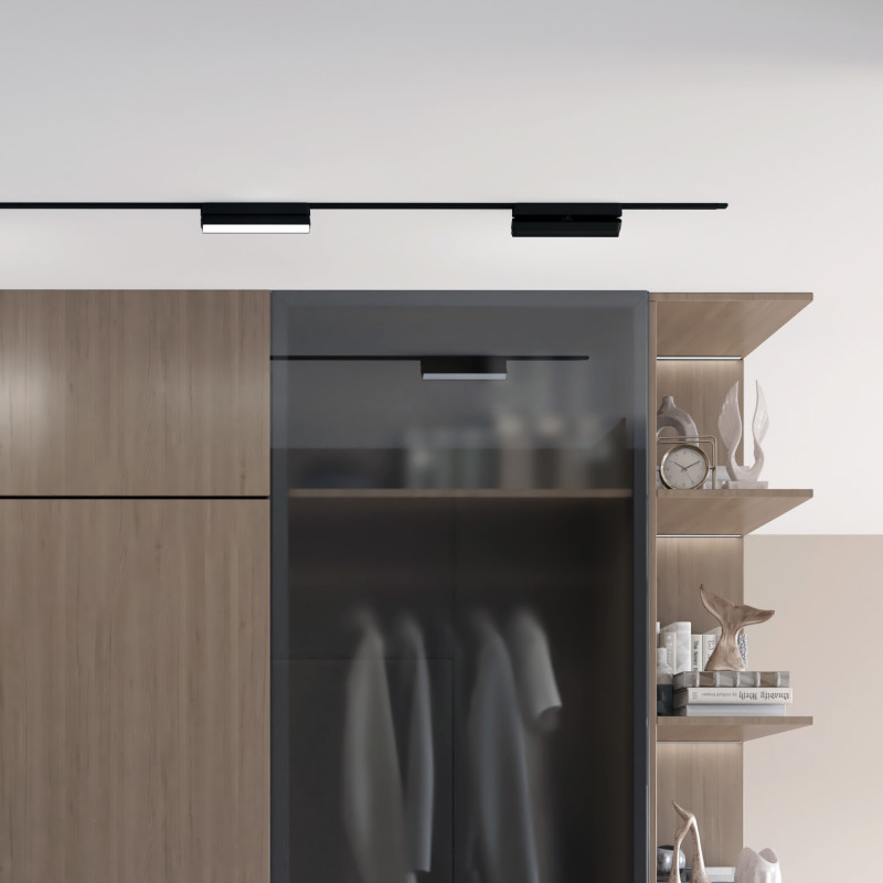 Светильник на шине 23*2,6*6 см, LED * 9W, 3000-6500К, Denkirs Air Linear DK5363-BK, черный