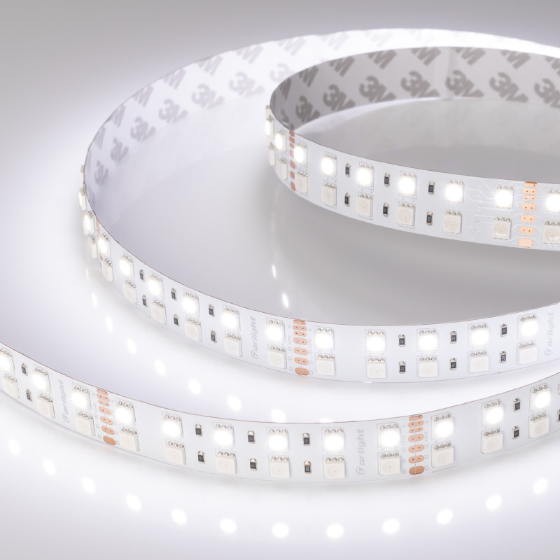 Лента RT-B144-19mm 24V RGBW-White (32 W/m, IP20, 5060, 5m) (Arlight, 32 Вт/м, IP20) 011823(2). Цена указана за 5 метров. Продается кратно 5 метрам.