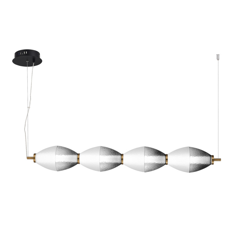 Светильник подвесной ICE 1*LED*28W 3000K ST LUCE SL6130.403.24 черный
