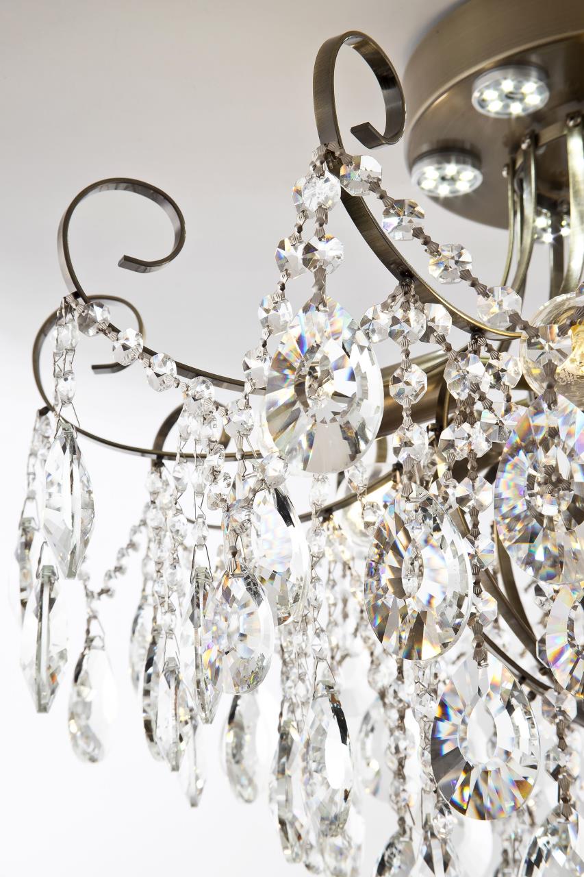 Люстра 57*57*45 см, Е14/LED 6x40W, Бронза MODELUX ML.1701.6 AB