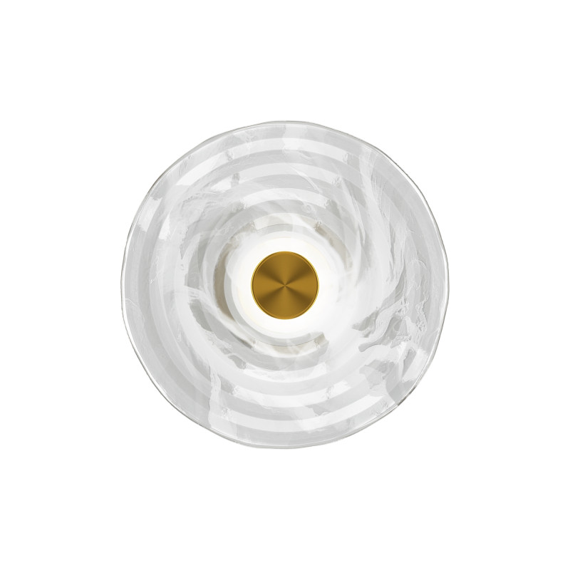 Настенный светильник (бра) 30*7,5*30 см, 5W 3000K Maytoni Sparkle MOD343WL-L5BS3K1 латунь