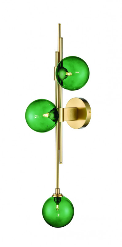 Бра 12*27*74 см, 3*G9 латунь Vele Luce Paradise VL5774W13