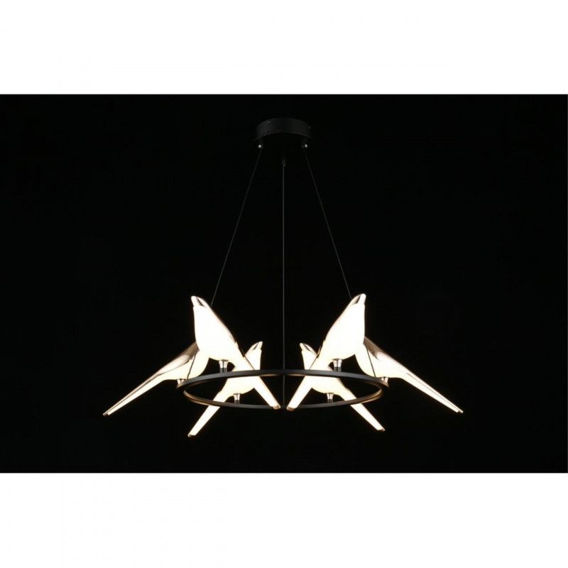 Подвесная люстра 65*50-200 см 60W, 3000K, Aployt Astor APL.822.03.60, черный