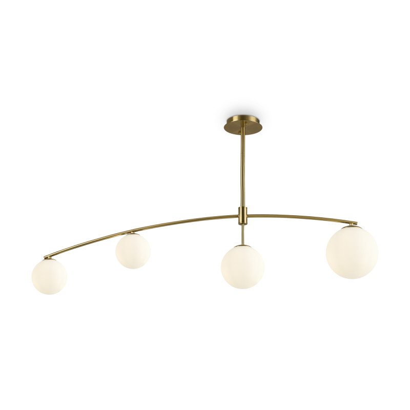 Светильник 120 см, Freya Hanger FR5443CL-04BS, латунь