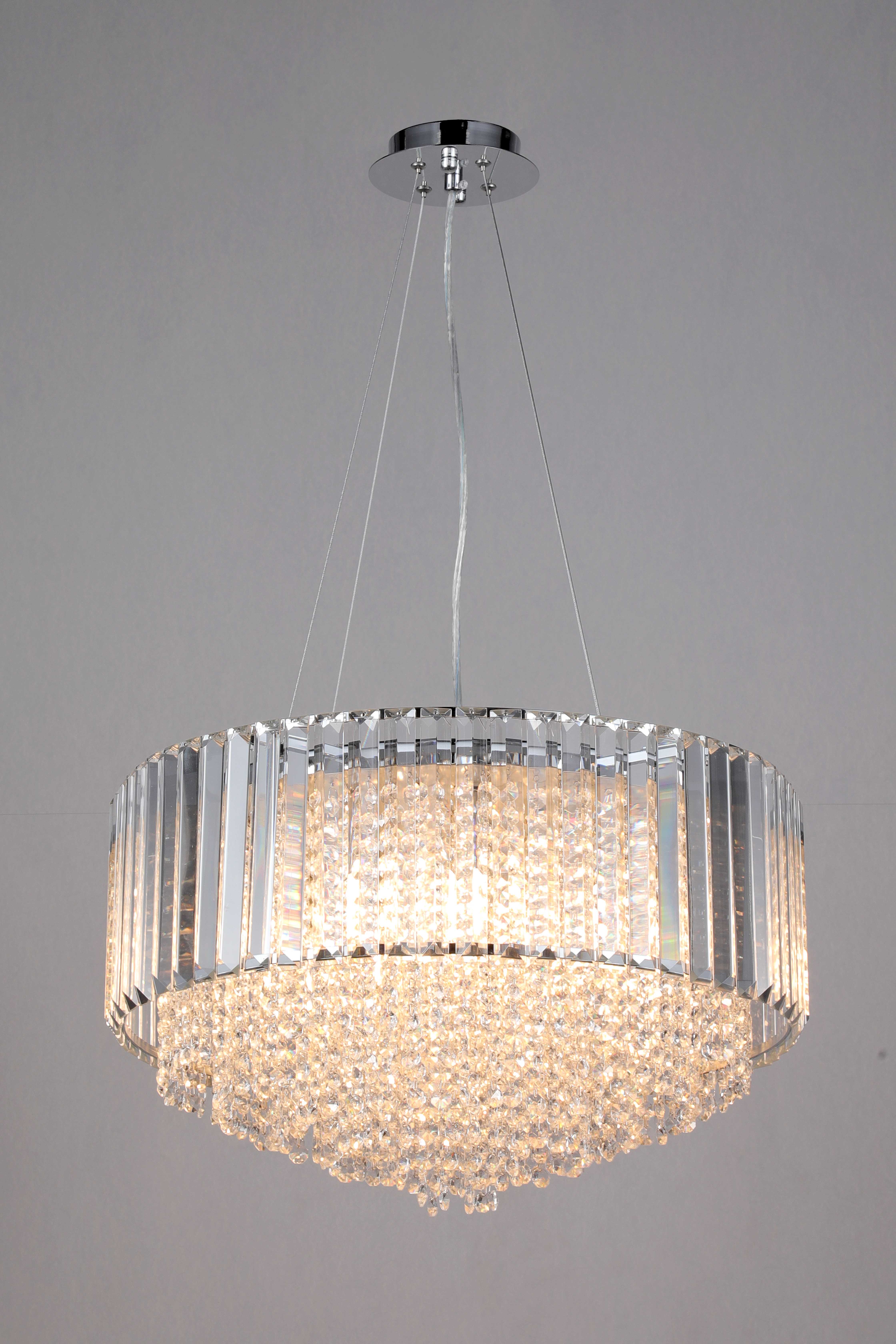 Люстра 400*300, 6*E14, 40W NewRgy Cristallo 8762/6CR CHROME, Хром