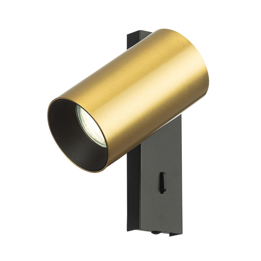 Светильник 15 см, Citilux AXEL CL512512, черный-латунь