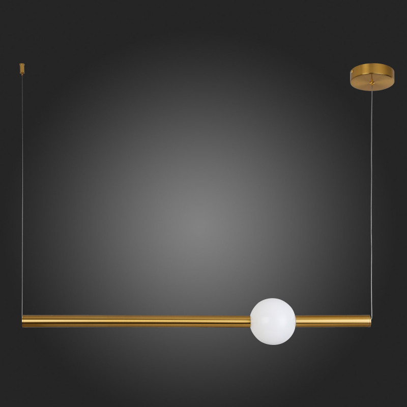 Светильник подвесной 12 см, 18W 4000K ST LUCE ANGURRA SL1222.223.01 Золотистый