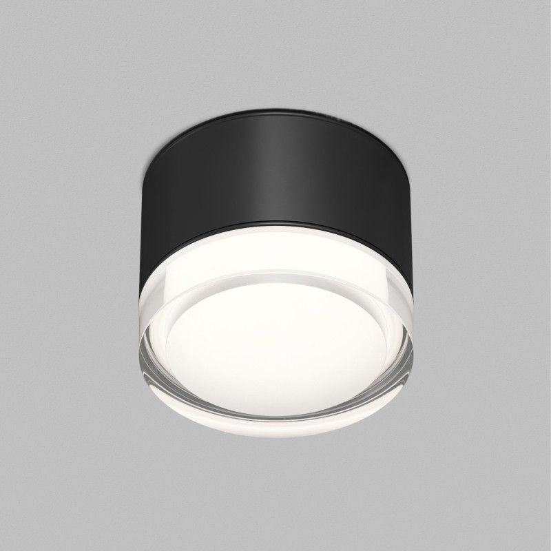Влагозащищенный светильник *8,3*6,5 см, 1*GX53*15W, Denkirs Aqua DK-DH2610-BK, черный