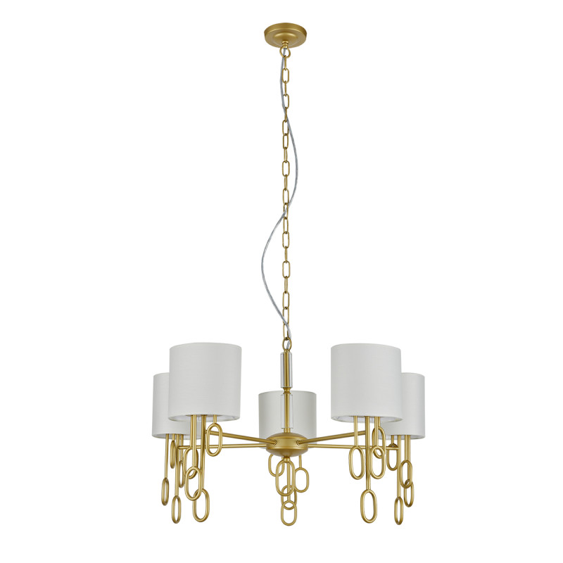 Подвесная люстра 70*70*125 см, 5*E14, 200W, Indigo AMALI V000479 золотой, 13026/5P Gold