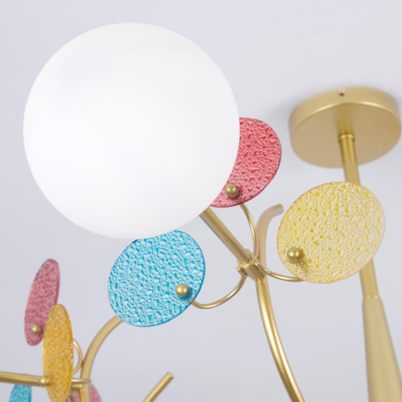 Светильник 110*110*50 см, Е 27 6x60W, Золото, Латунь MODEMODERN MD.1284.6