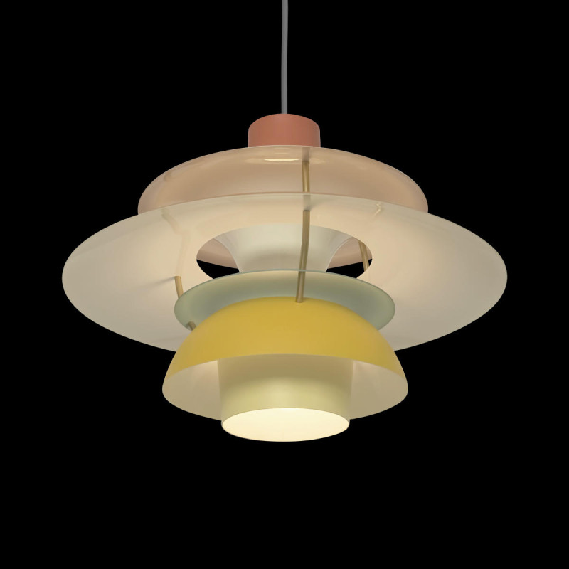 Светильник *40 см, 1*E27*40W, Loft It 10113 Orange Floret, Оранжевый