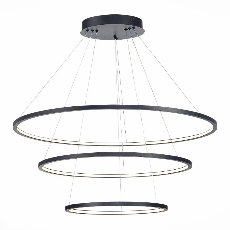 Светильник подвесной 80 см, 114W 4000K ST LUCE ST603 IN ST603.443.114 Черный