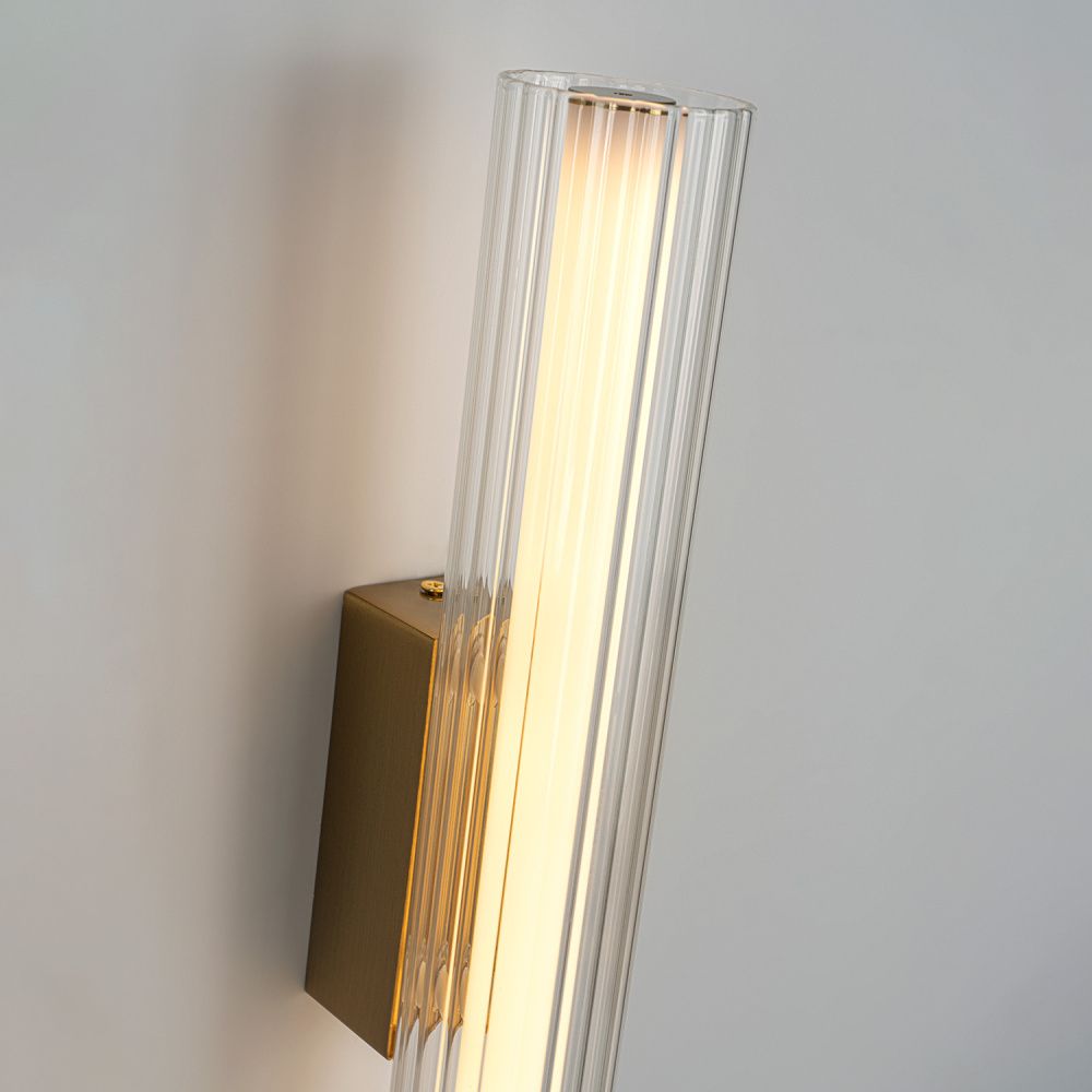 Бра *9*-40 см, *LED*9W, 4200K, Modelux  ML.717.400 BS, Латунь