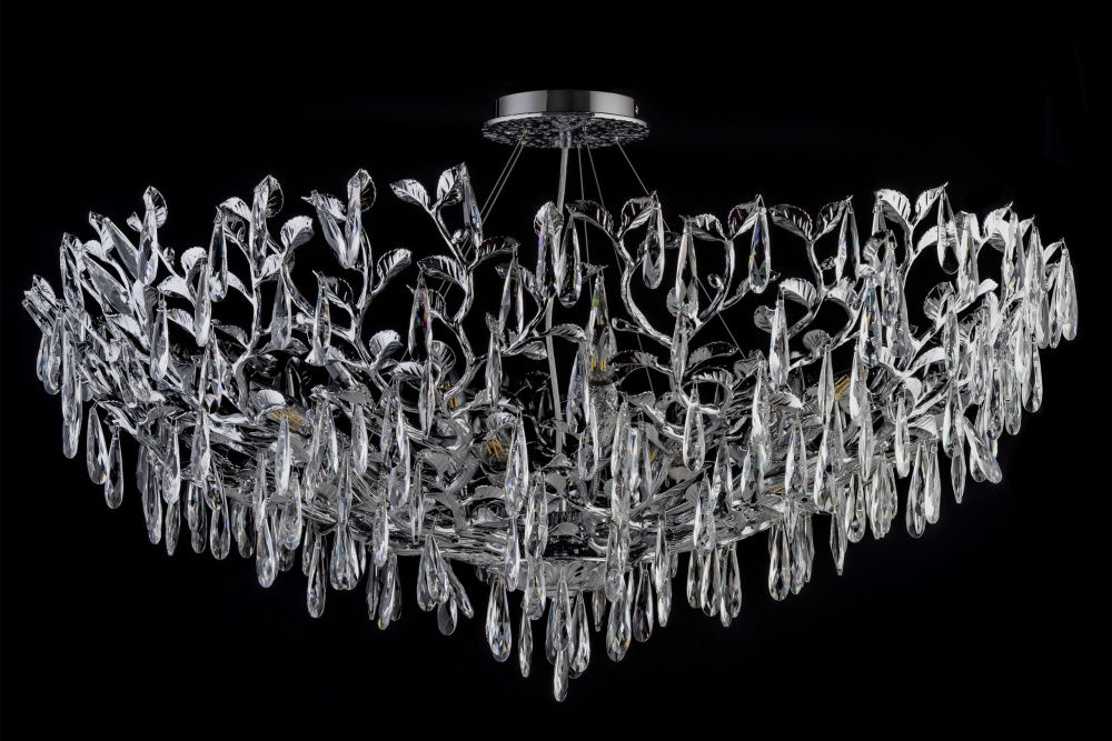 Люстра подвесная *100*68 см, 12*E14*40W, Dio D`arte Acerra Acerra E 1.5.100.100 N, Никель