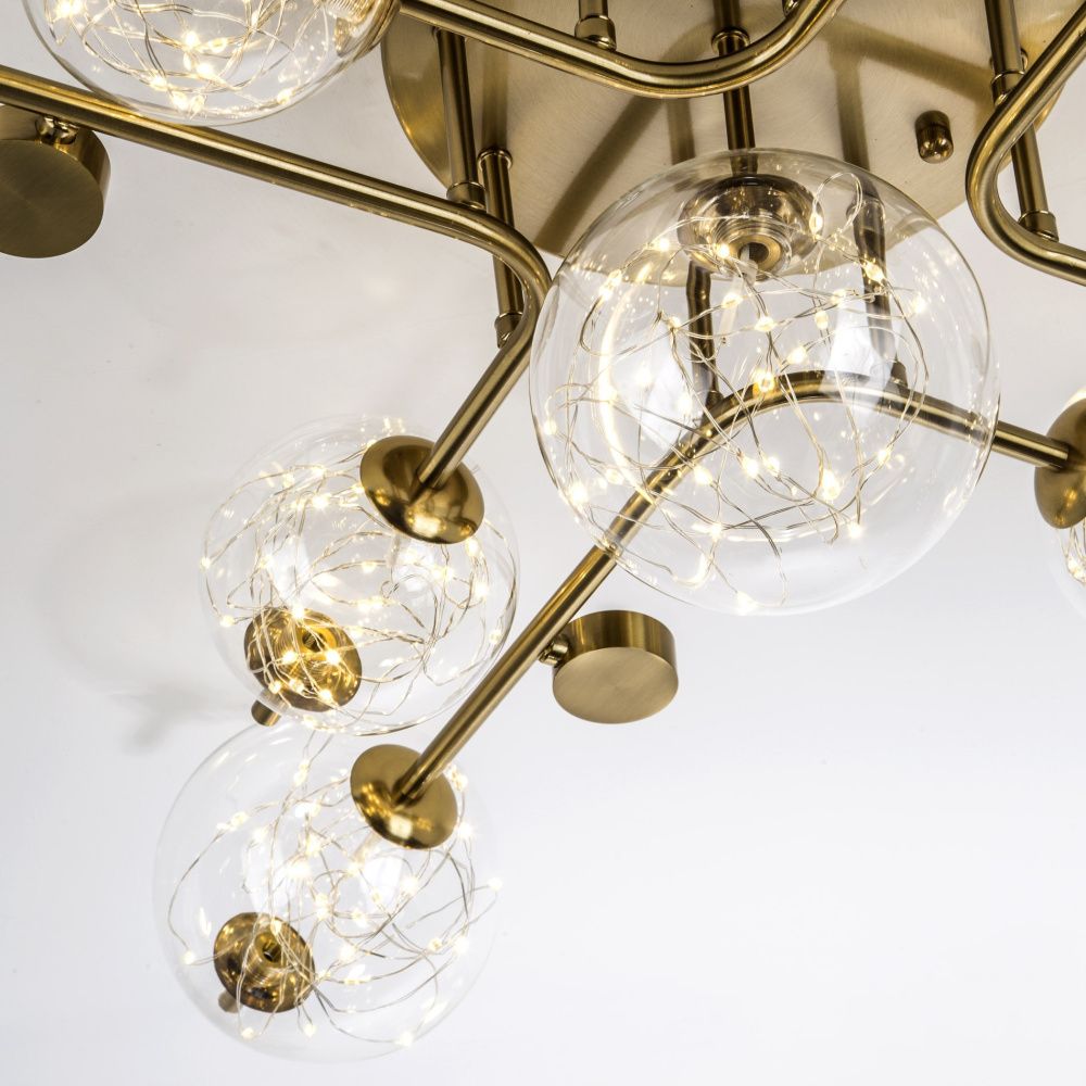 Светильник 105*105*26 см, LED 50W, 3000 / 6000K, Бронза MODELUX ML.6090.9