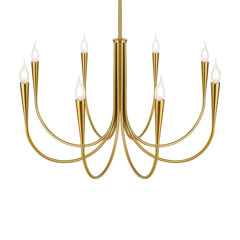 Светильник 79 см, Freya Branches FR5253PL-08BS, латунь
