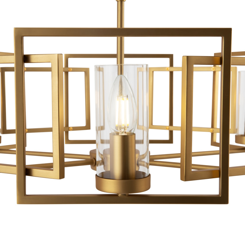 Подвесная люстра Maytoni Bowi H009PL-06G, золото, диаметр 65.6 см