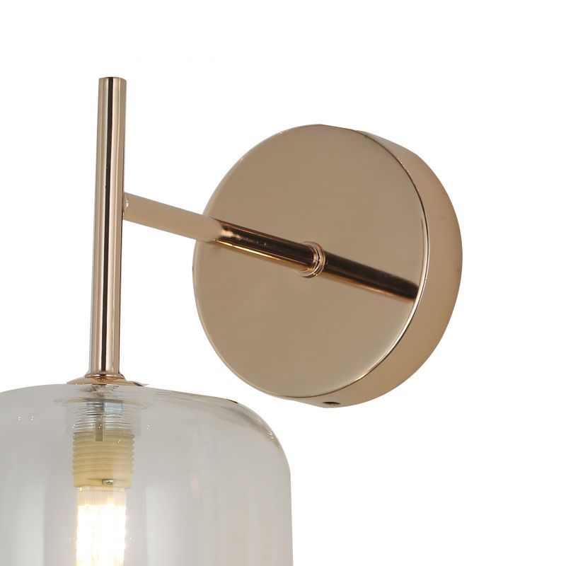 Бра F-Promo Beaker 2976-1W, D205*W130*H215, золота, плафон из прозрачного выдувного стекла разного размера