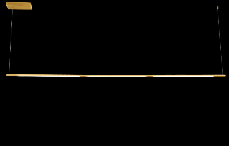 Светильник подвесной 3*11W, 3000K, 177*8 см, Crystal Lux LARGO SP33W L1770 GOLD Золото