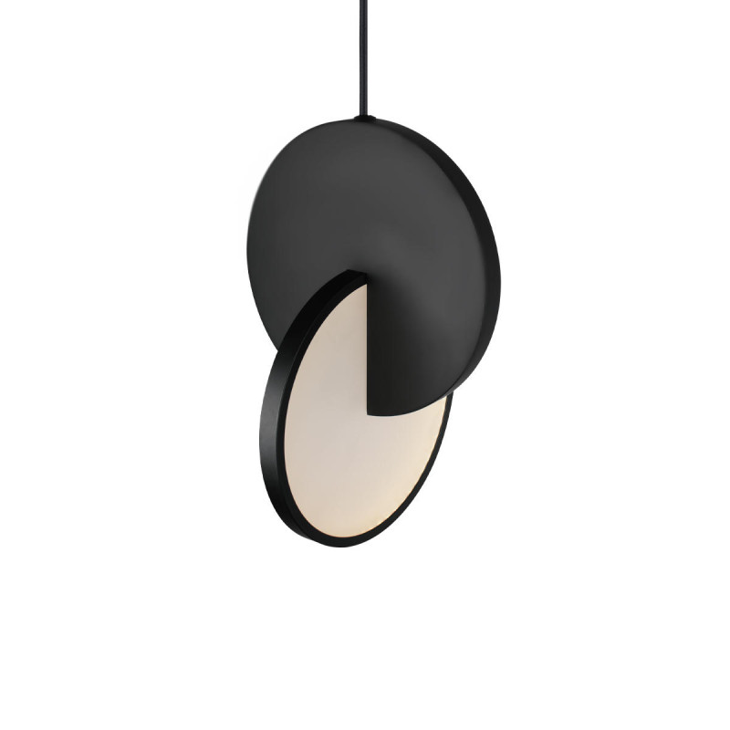Светильник *20 см, 1*LED*22W, 3000К Loft It 9970BK ECLIPSE, Черный