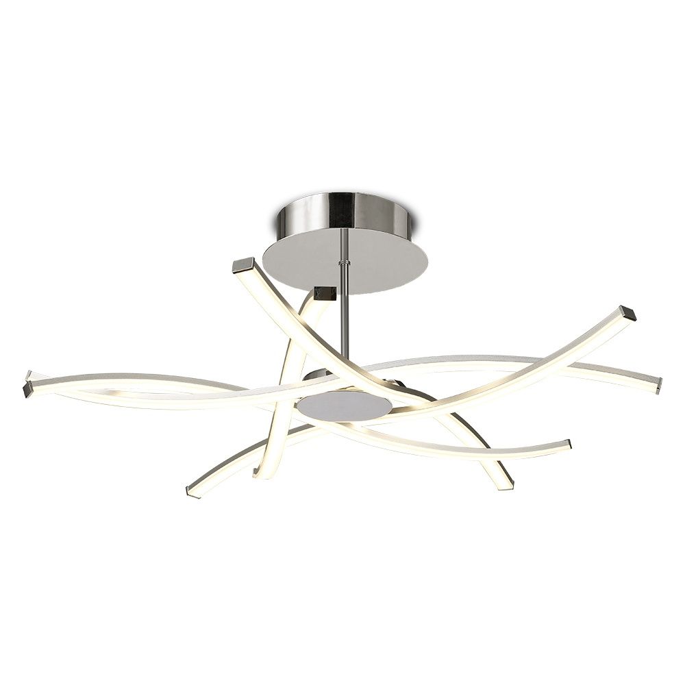 Потолочная люстра Mantra Aire 5917, LED, диаметр 70,7 см., цвет серебро.