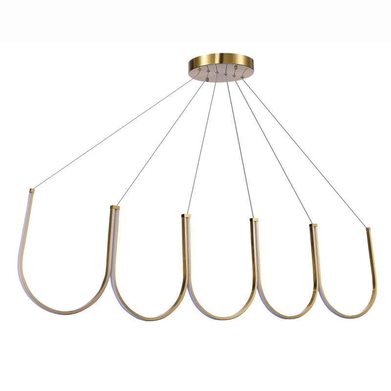Светильник подвесной 155 см, 68W 3000K ST LUCE HEIT SL6202.213.01 Золотистый