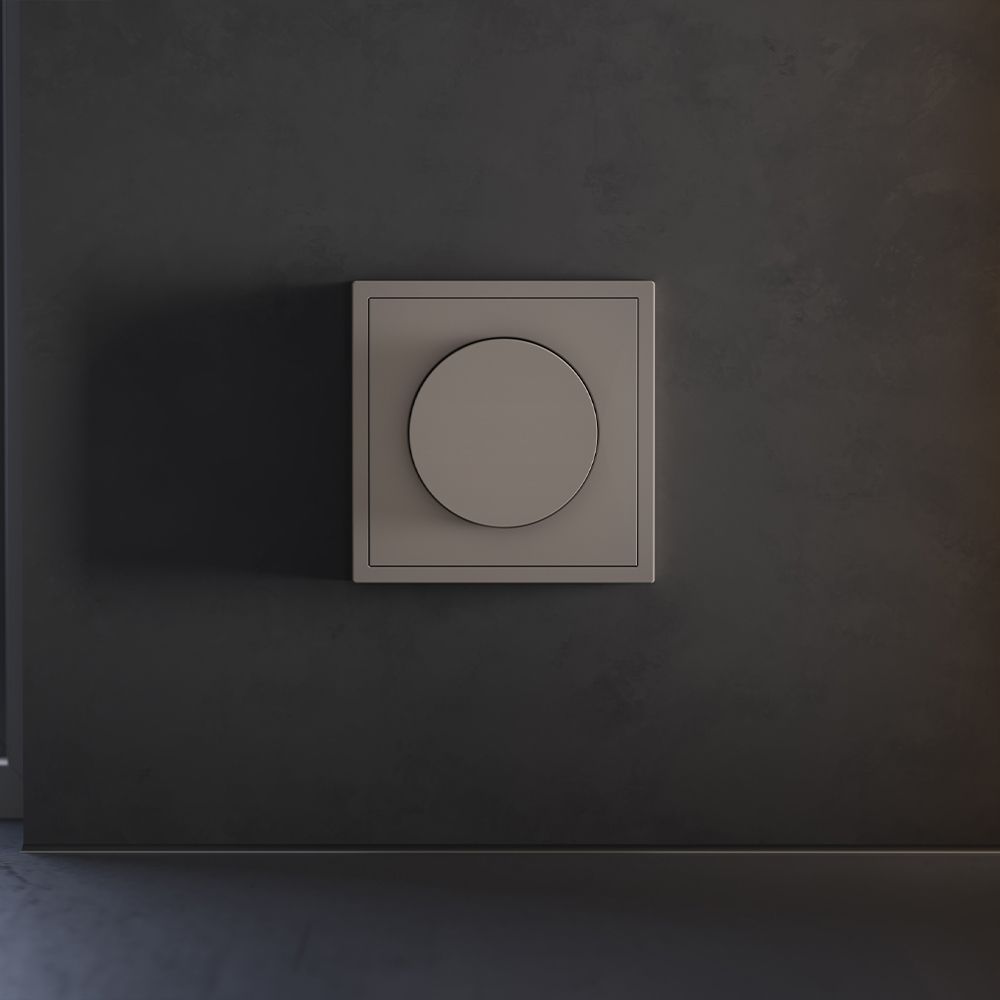 Накладка для светорегулятора поворотно-нажимного, S70, капучино Voltum VLS002014