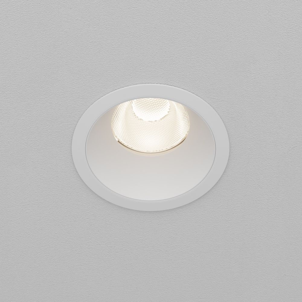 Встраиваемый светильник  DL117-15W-4K-W **-9,8 см, *LED*15W, 4000K, Maytoni technical Dip DL117-15W-4K-W, Белый