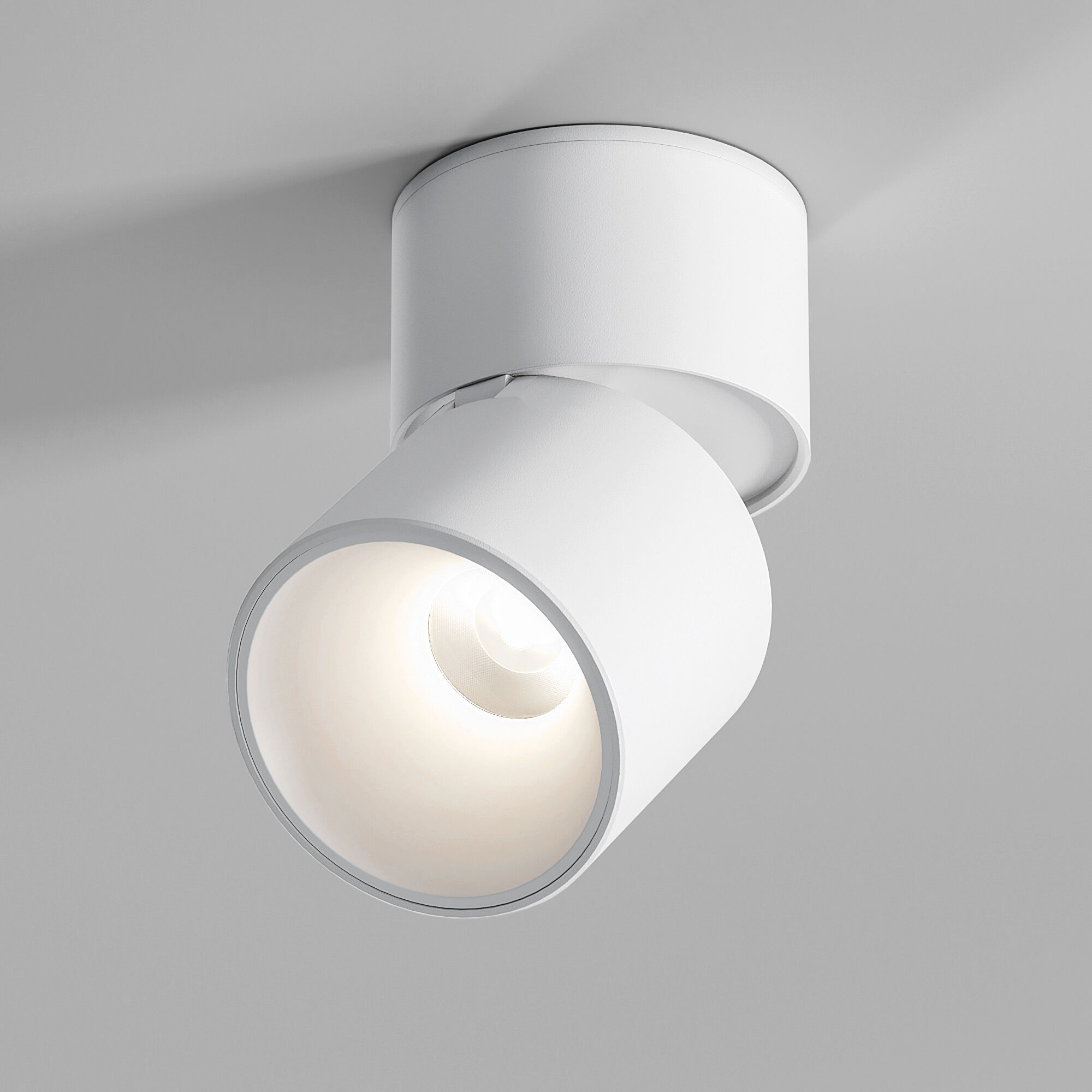 Потолочный акцентный светильник 7,1*7,1*10,8 см, 9W 4000K Elektrostandard Rolly 25112/LED белый