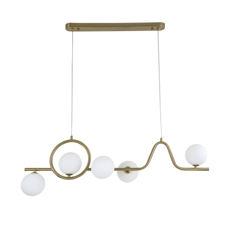 Подвесной светильник 100*36*40/150 см, 5*G9 MODESTYLE MS.6268.5 латунь