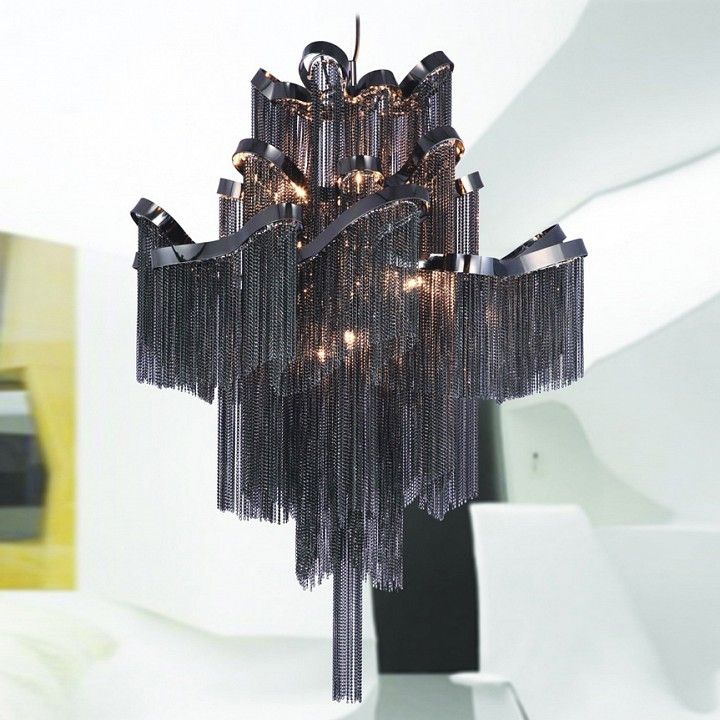 Подвесная люстра Multivello 60*60*88 см, 8*E14*40W, ImperiumLoft multivello01, Хром