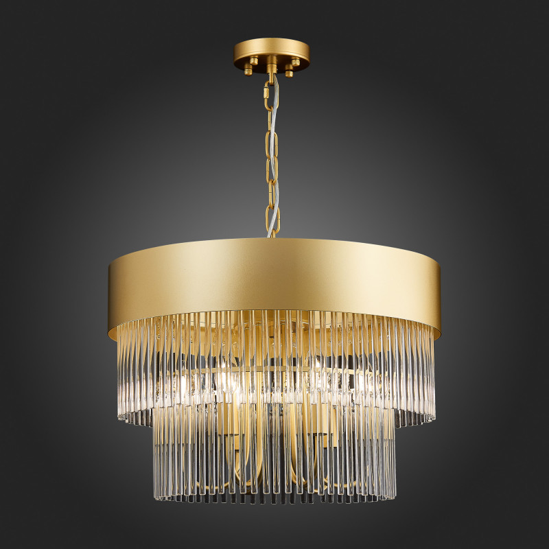 Люстра подвесная 50 см, 240W, ST LUCE CONTATTO SL1225.203.06 Золотистый