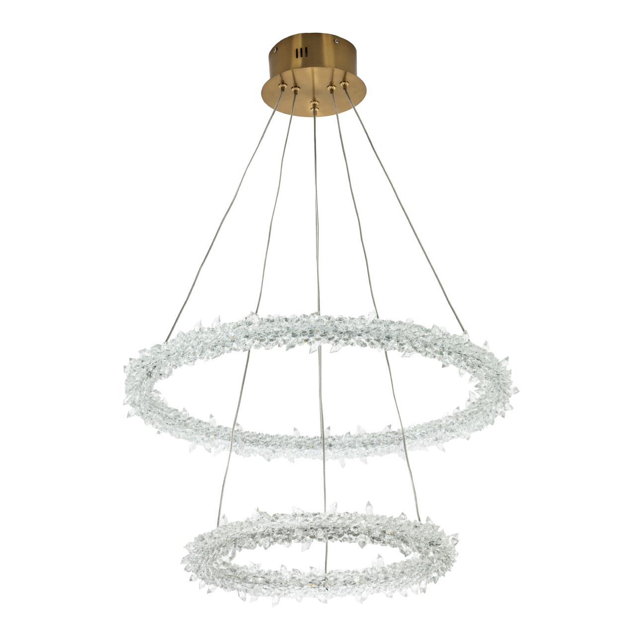 Подвесной светильник 60*60*150 см, LED 90W, 3300 / 6000К, Латунь MODESTYLE MS.1140.600.400