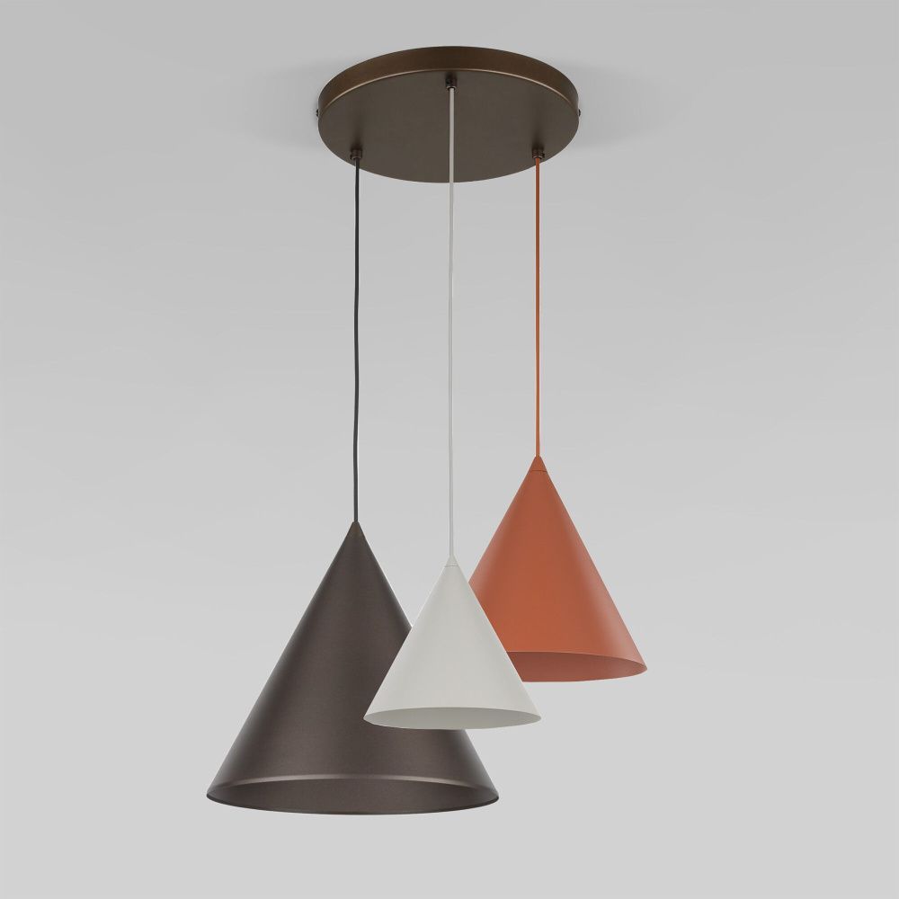 Светильник 50 см, Eurosvet 11086 CONO MIX, разноцветный