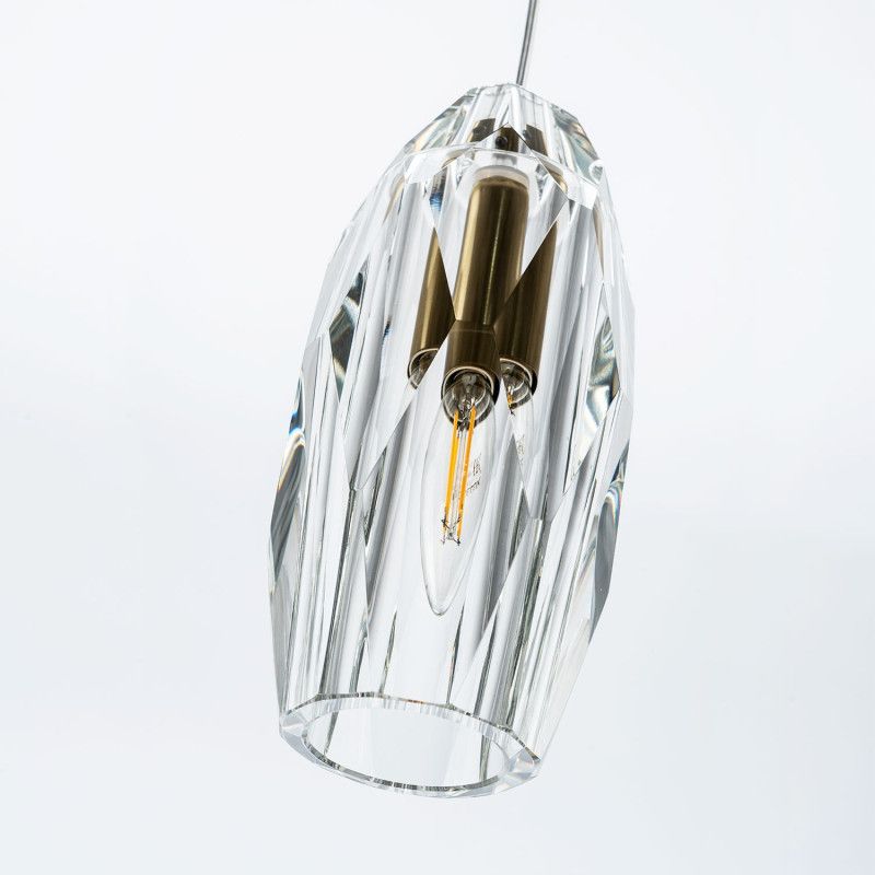 Подвесной светильник Е14, 1x40Вт, 4200K, Modelux ML.88955.1 CL Латунь