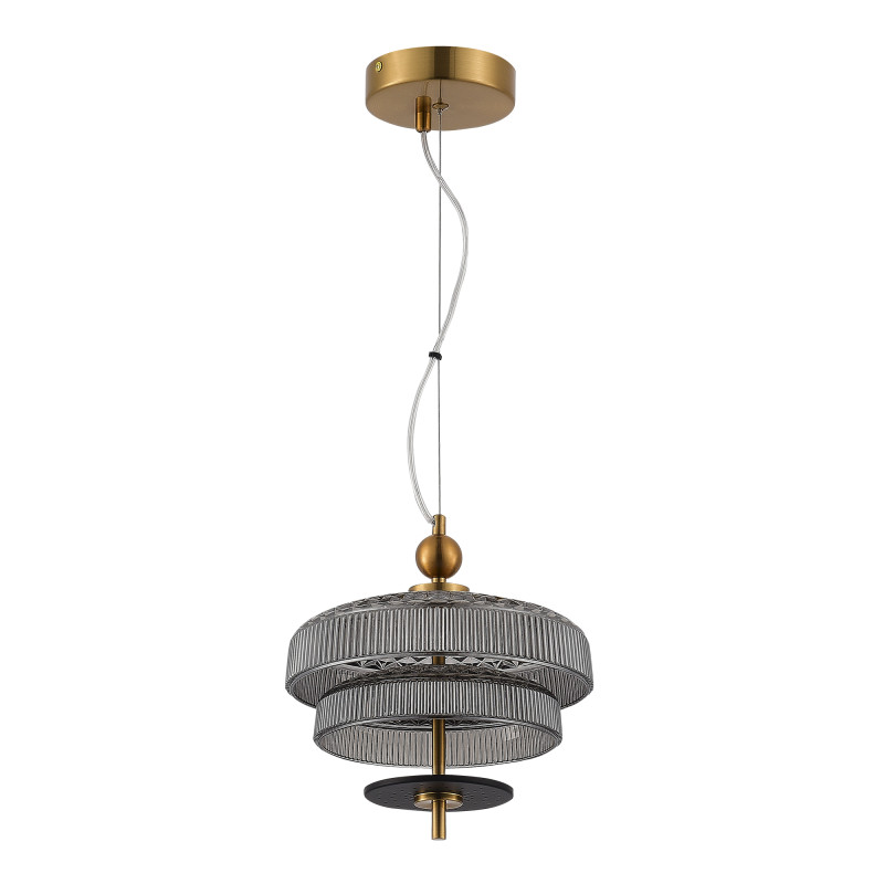 Подвесной светильник 25*180 см, LED, 8W,  3000К, ST-Luce Oriental SL6122.303.01 латунный