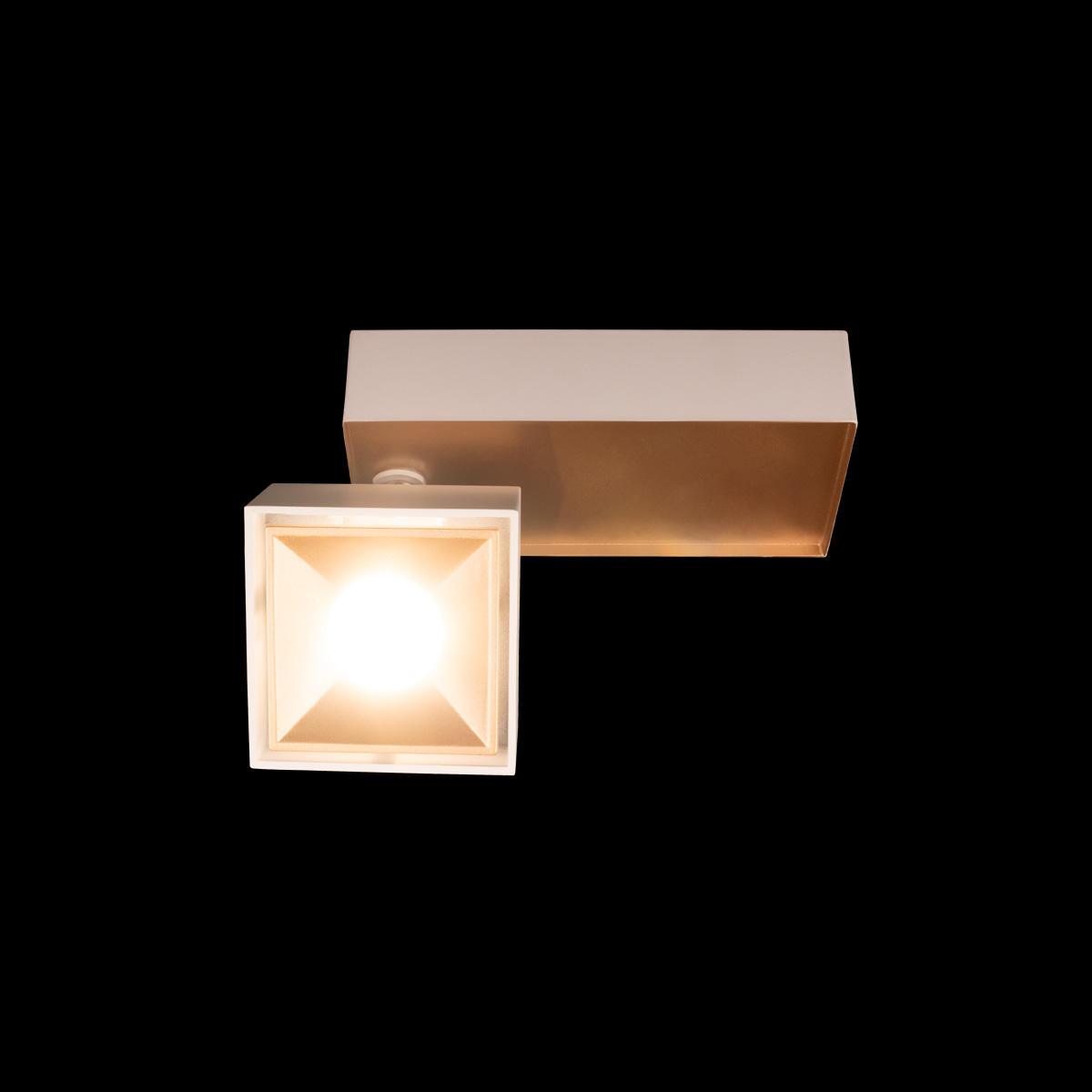 Накладной светильник 15*9*7,5 см, 1*LED*12W 4000K LOFT IT Knof 10324/B Gold White белый, золото
