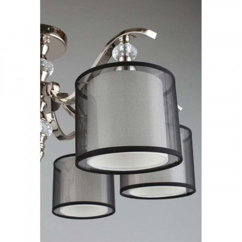 Люстра 67*35 см, 6*E14, 40W, Aployt FLORET APL.703.17.06, хром