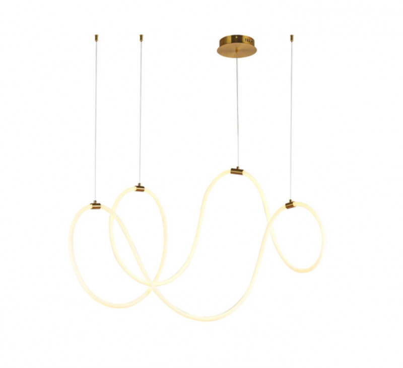 Светильник 150 см, 55W, 3000K, Arte Lamp Klimt A2850SP-80PB, латунь