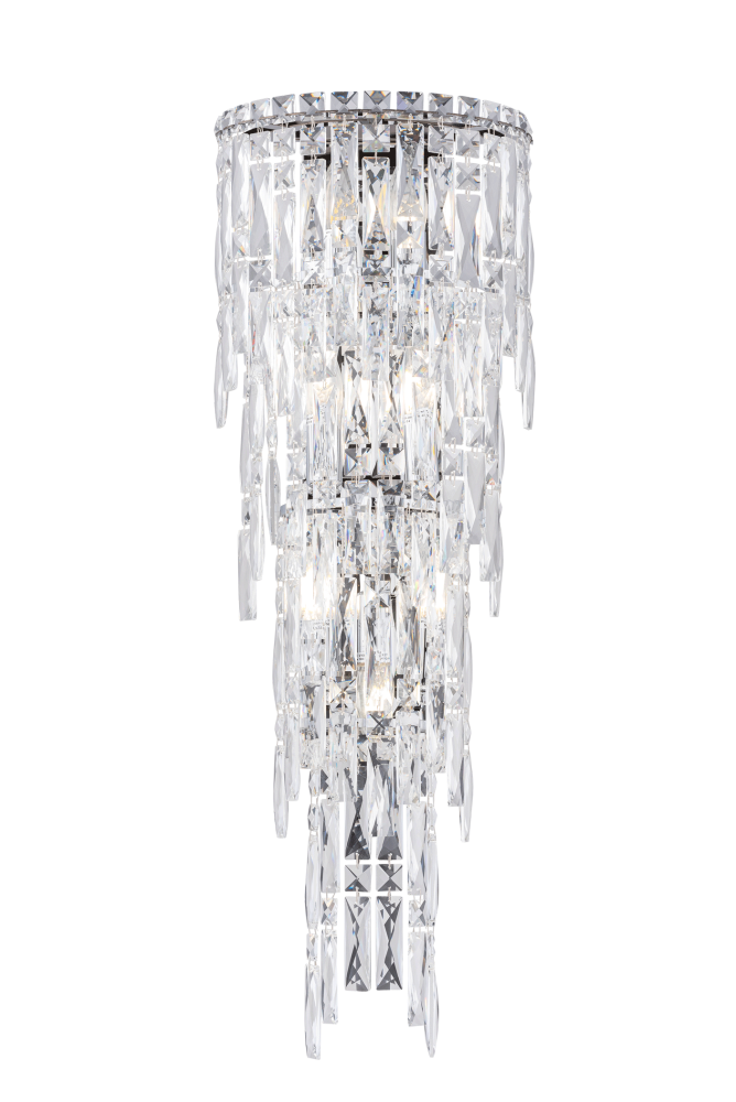 Бра L270 x W170 x H800, мм, 7*40W (280W), CHROME (Хром) NewRgy W2668R/7A CHROME