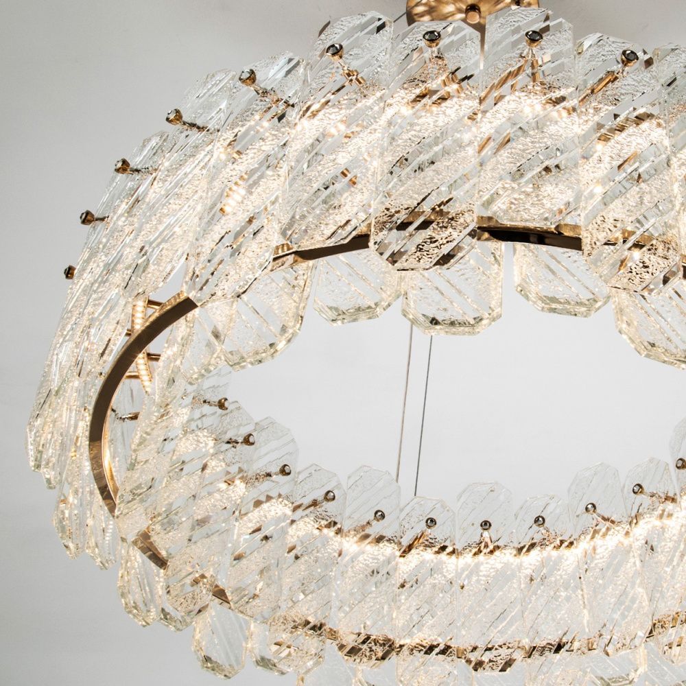 Подвесная люстра 60*60*120 см, LED 67W, 3000 / 6000K, Золото MODELUX ML.350.600 GD