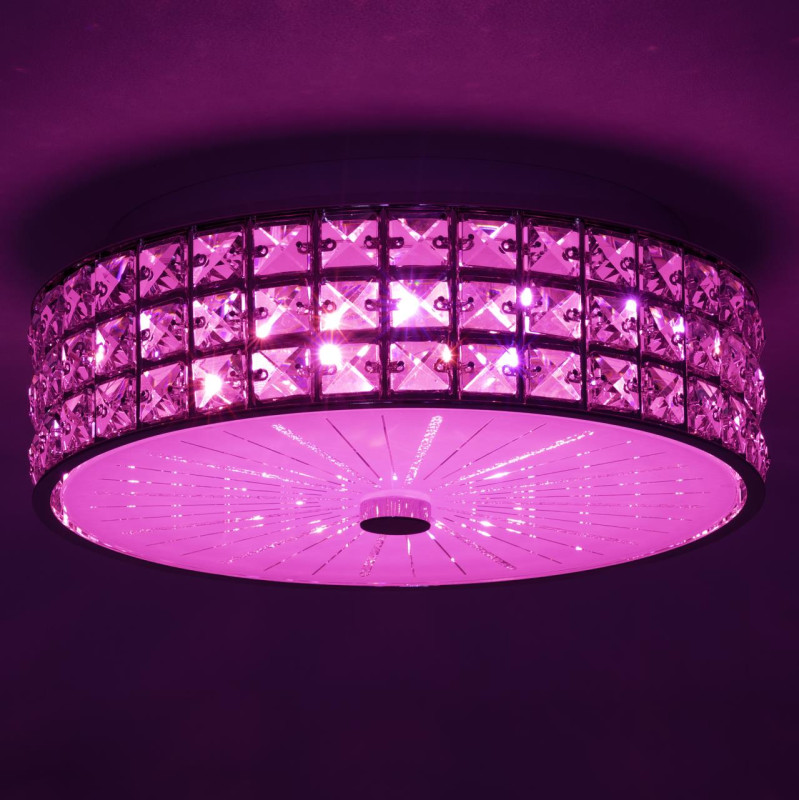 Светильник 31 см, 48W, 3000-5500K, Citilux CL32413G1, хром