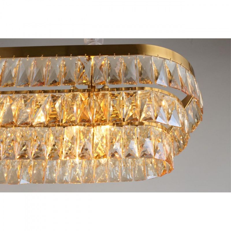 Подвесная люстра 90*32*40-90 см, E14, 40W, Aployt FRANCHESKA APL.837.03.12, бронзовый