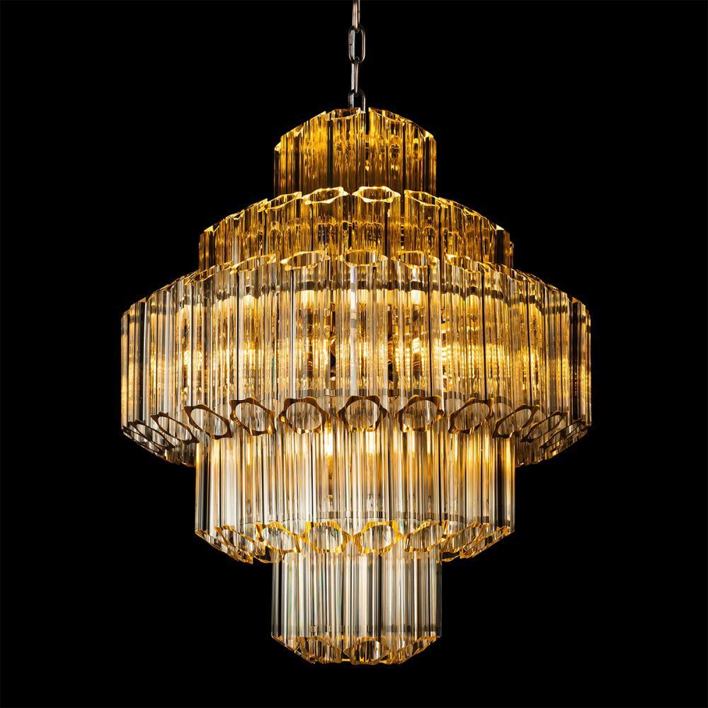 Подвесная люстра 60 см, Loft IT Celebration 10579/600 Clear, бронза